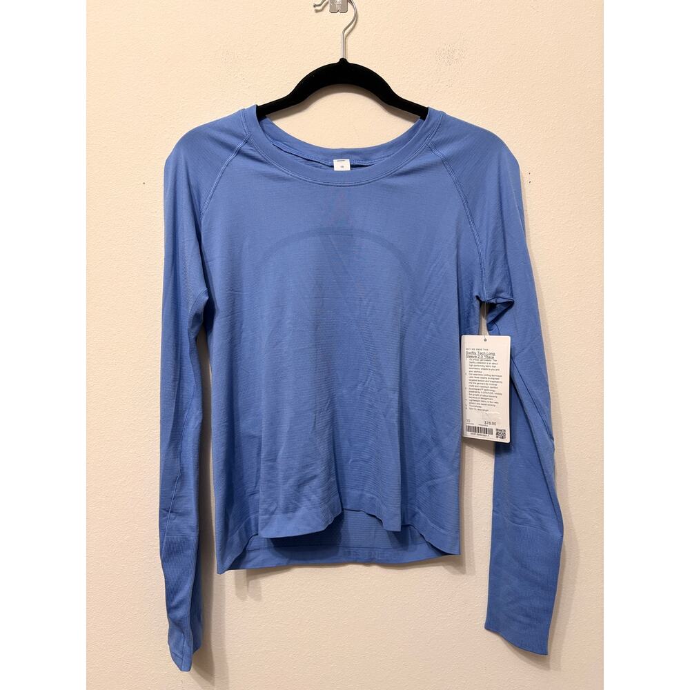 NWT Lululemon Swiftly Tech Long Sleeve 2.0 Race Sz 10 $78 MSRP